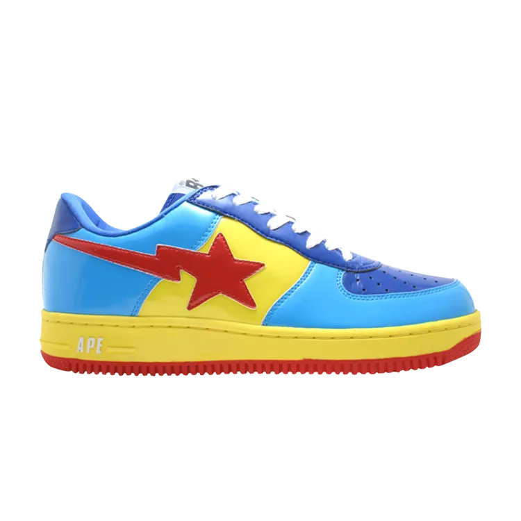 BAPE DC Comics x Bapesta FS-001 Low 'Wonder Women' Sneakers, Blue