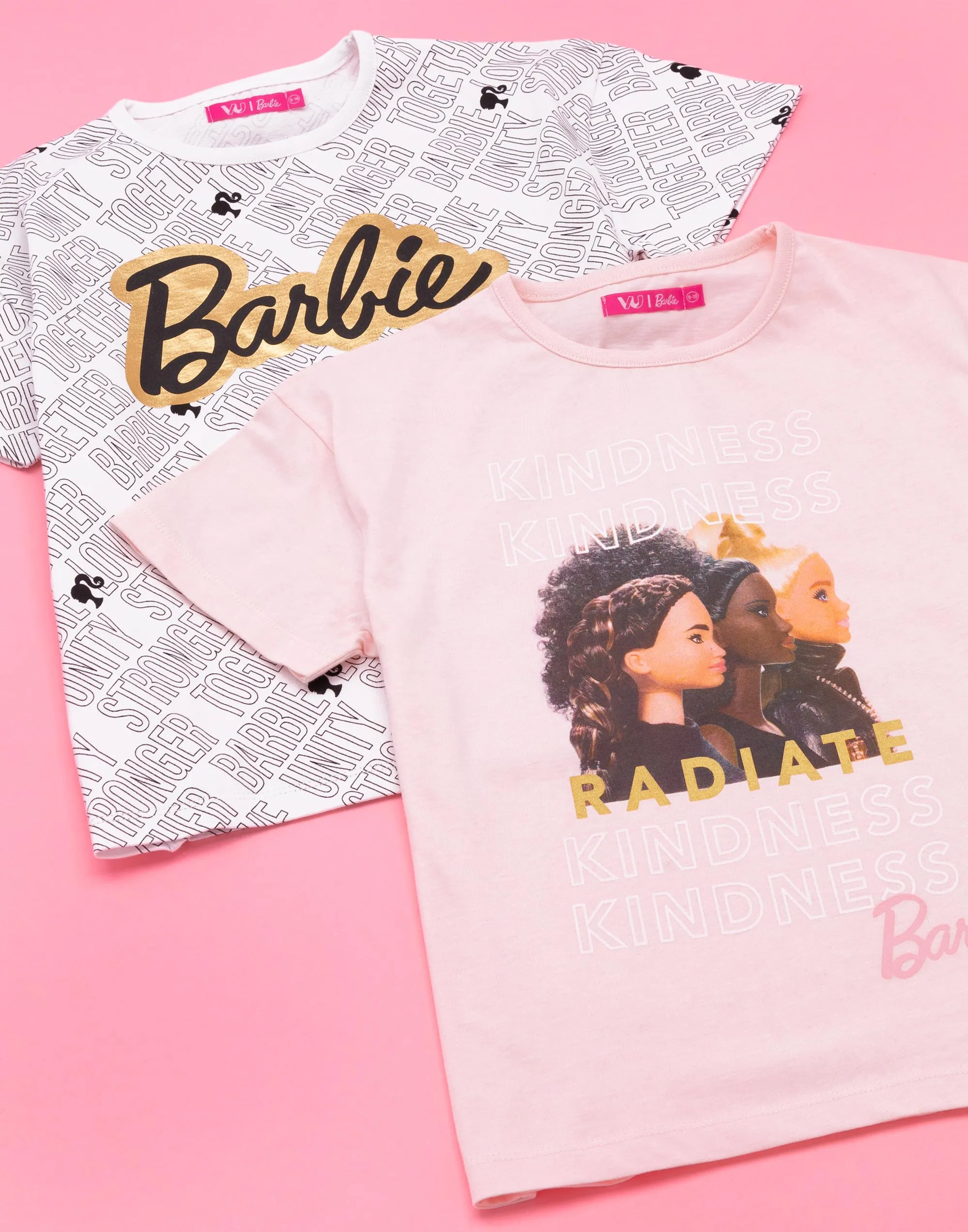 Barbie T-Shirt For Girls 2 Pack