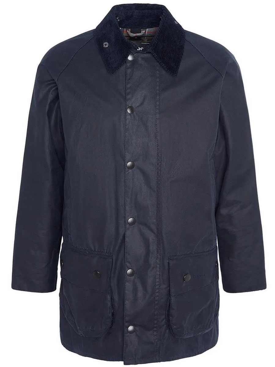 BARBOUR Beaufort Wax Jacket - Mens - Navy