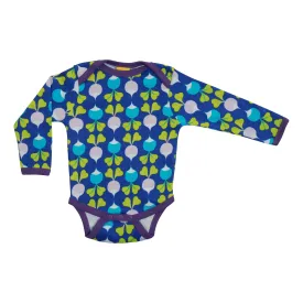 Big Radish - Blue Long Sleeve Onesie