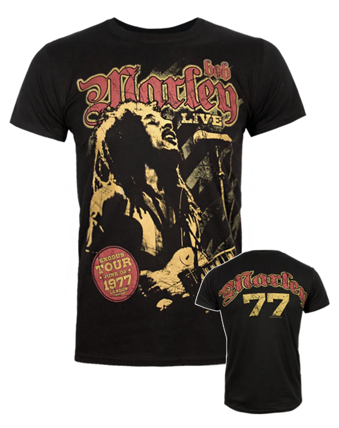 Bob Marley Exodus Tour Men's T-Shirt