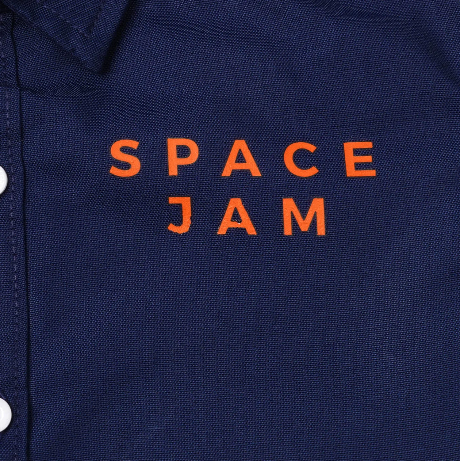 Boys Cotton Casual Shirt Space Jam - NAVY