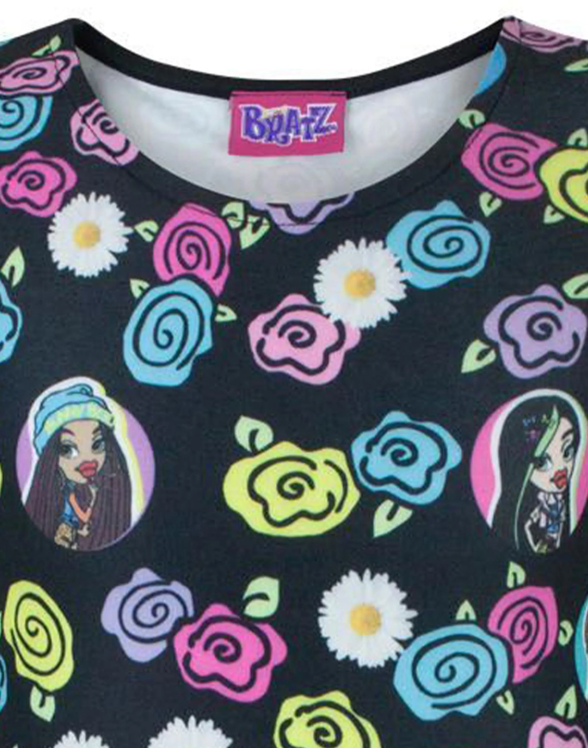 Bratz Girls Black Sleeveless Skater Dress