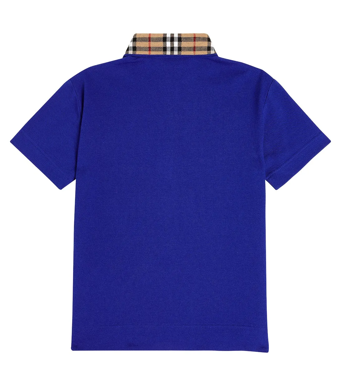 Burberry Kids Cotton Pique Polo Shirt, Blue