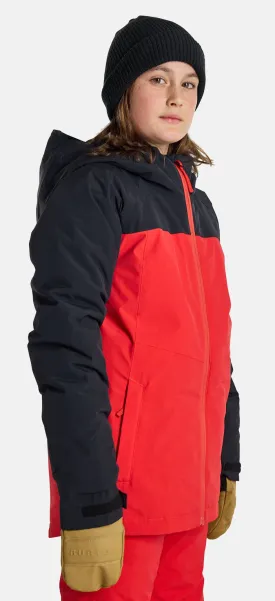 Boys Burton Lodgepole Jacket 2024 Black/Red