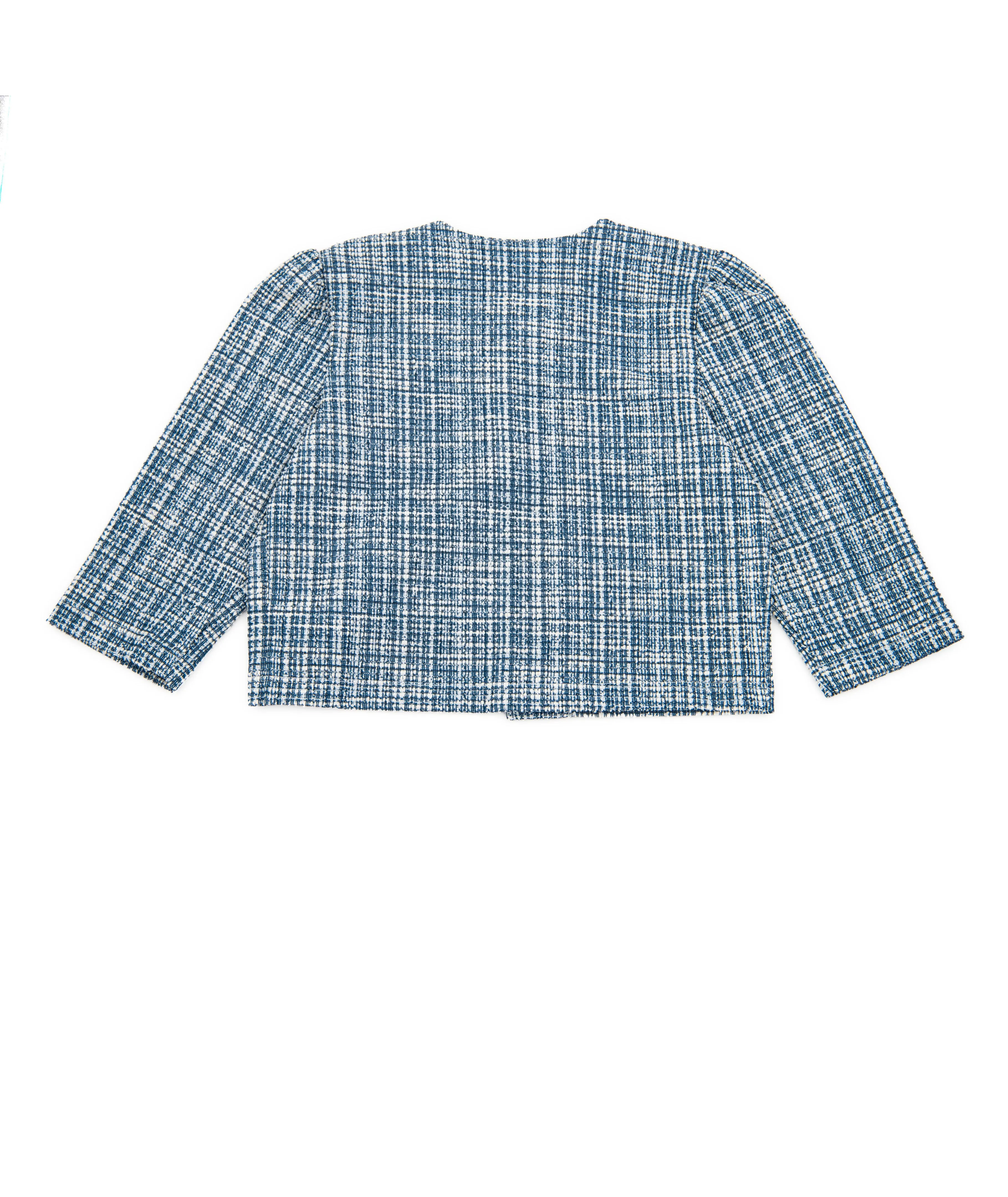 By Debra Girls Navy Plaid Jacket