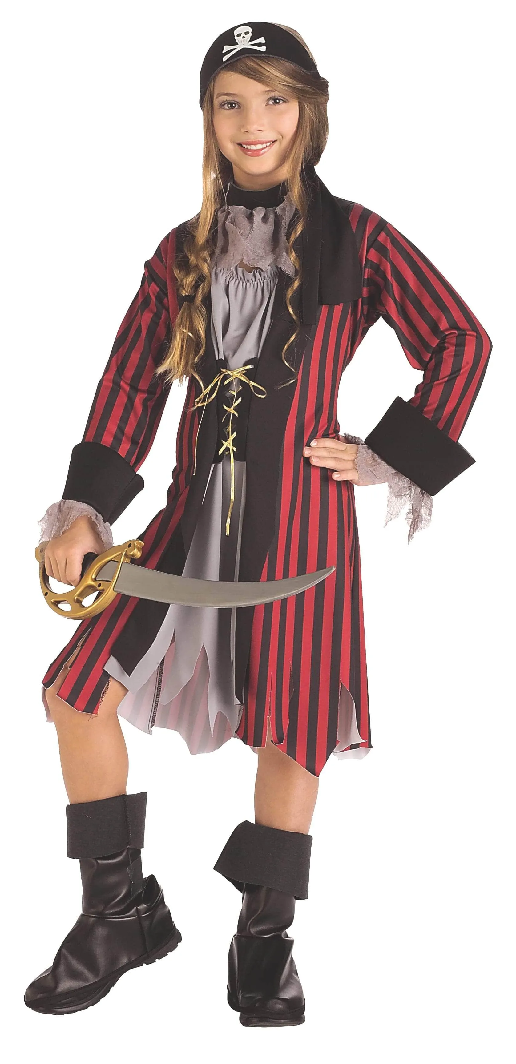 Caribbean Princess Pirate Girl's Costume