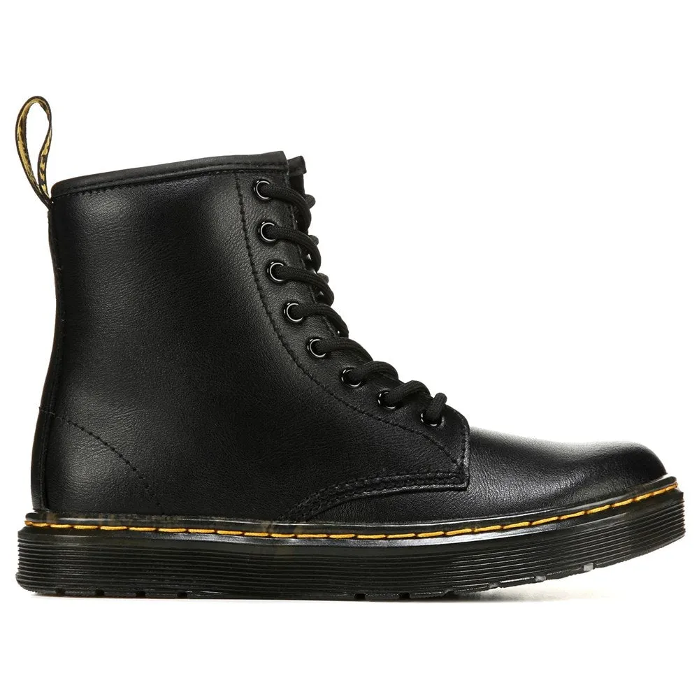 Children's Zavala Combat lace-up boots for small/large children Dr. Martens, black