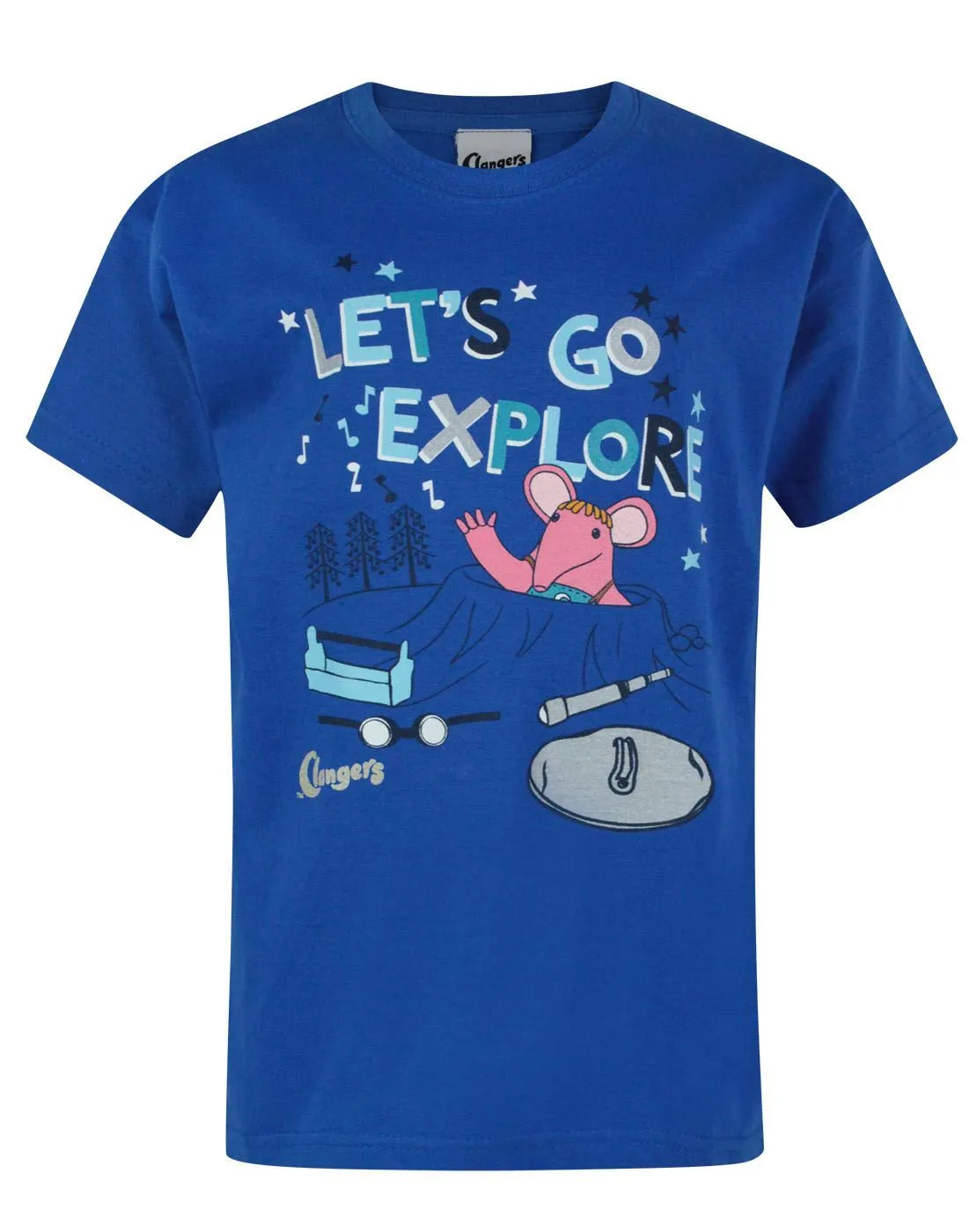 Clangers Boys Blue Short Sleeved T-Shirt