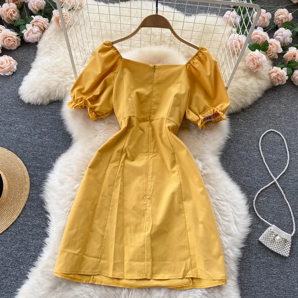 Cute A line lace up dress fashion dress    S434