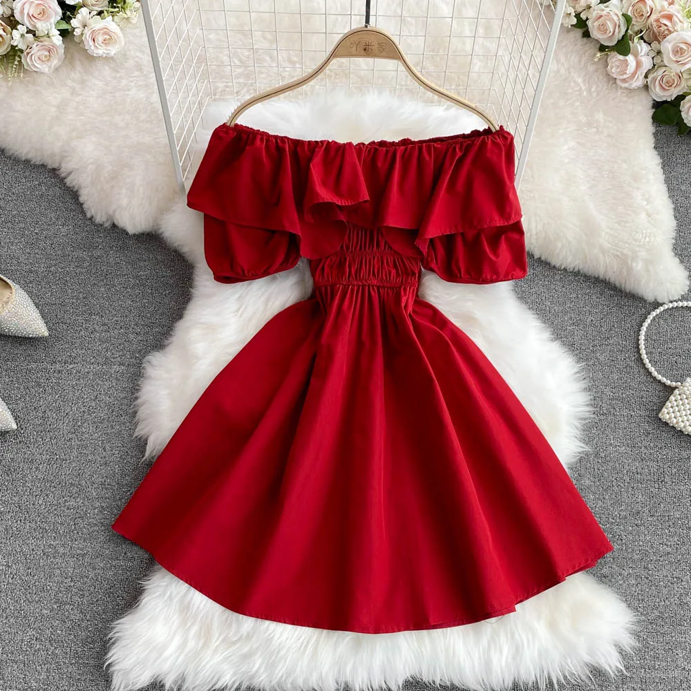 Cute A line short dress fashion dress   S404