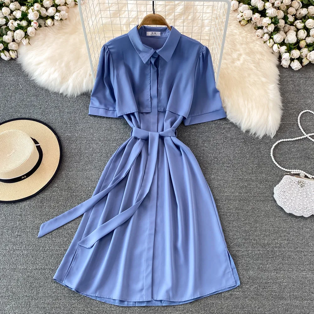 Cute chiffon short dress A line fashion dress      S216