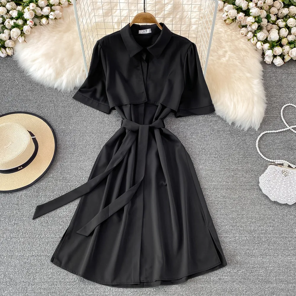 Cute chiffon short dress A line fashion dress      S216