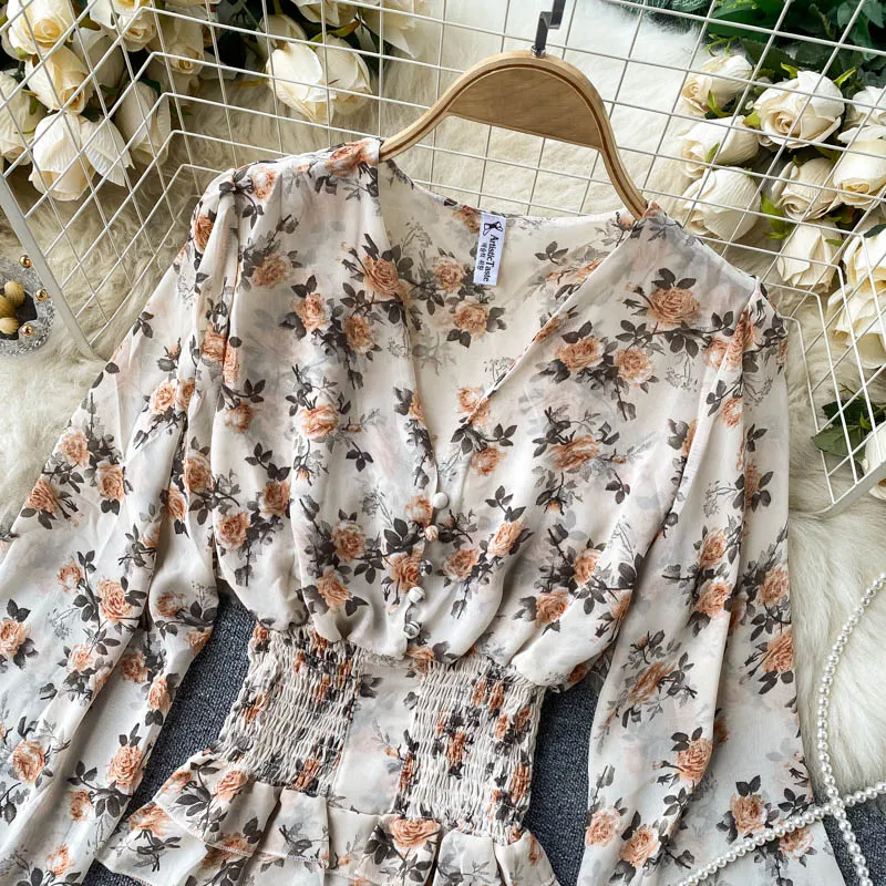 Cute Printed Long Sleeve Top     S136