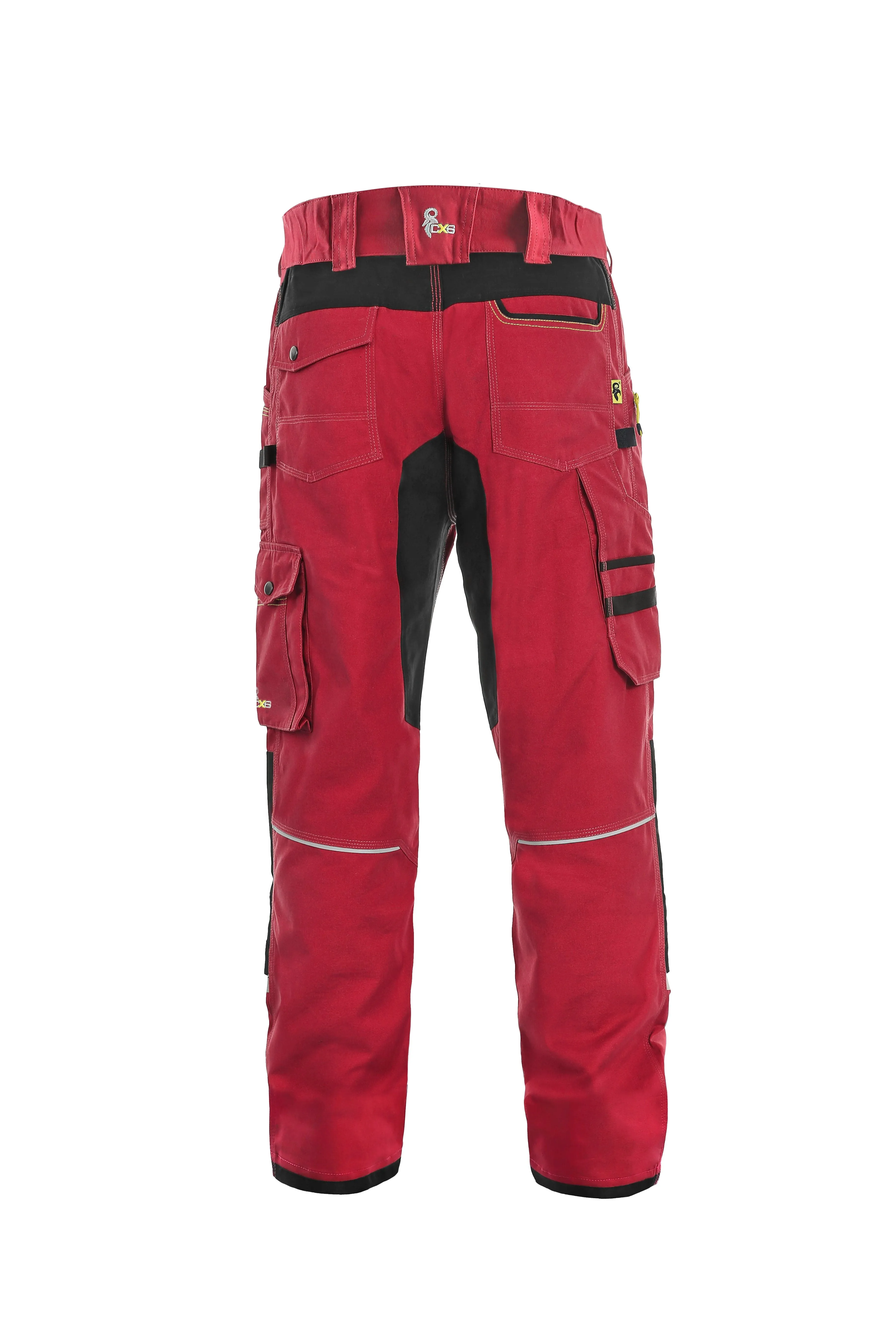 CXS STRETCH, MEN´S, WORK PANTS, RED-BLACK