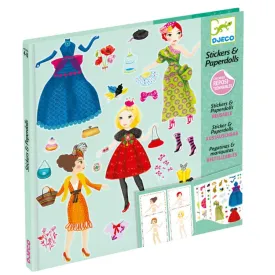 Djeco - Massive Fashion Stickers And Paper Dolls