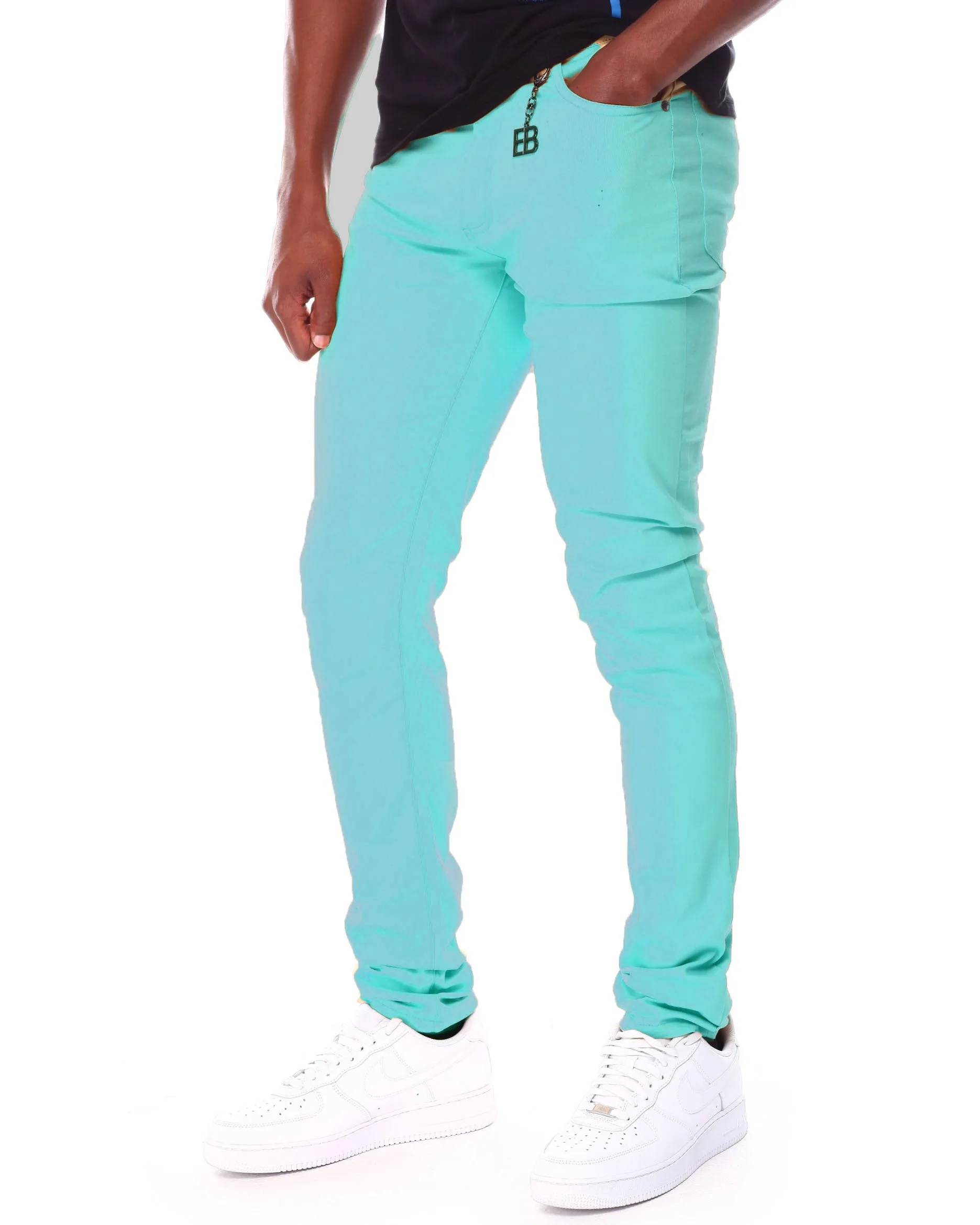 ELIE BALLEH AQUA COTTON STRETCH 5 Packet Twill Pants