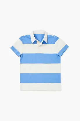 Forever 21 Kids Striped Rugby Shirt, Blue