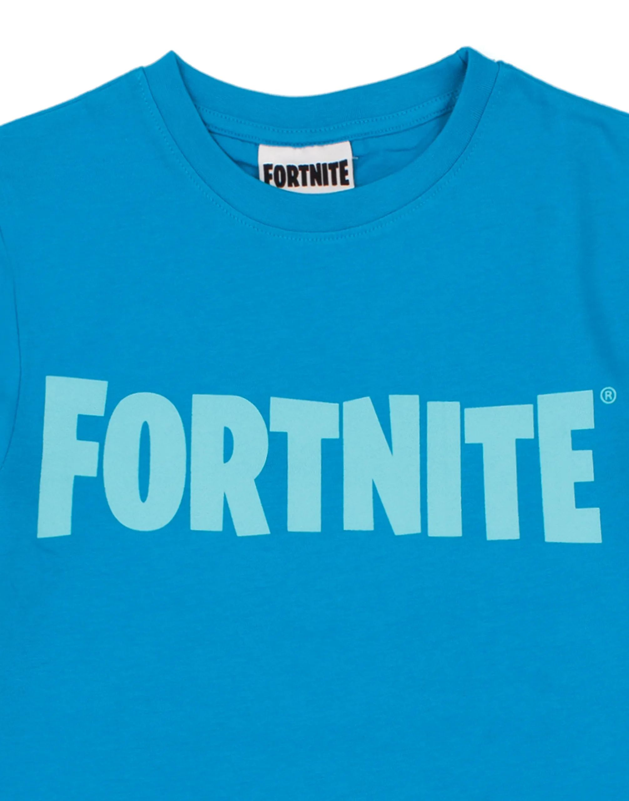 Fortnite Battle Royale Boys Blue Short Sleeved T-Shirt