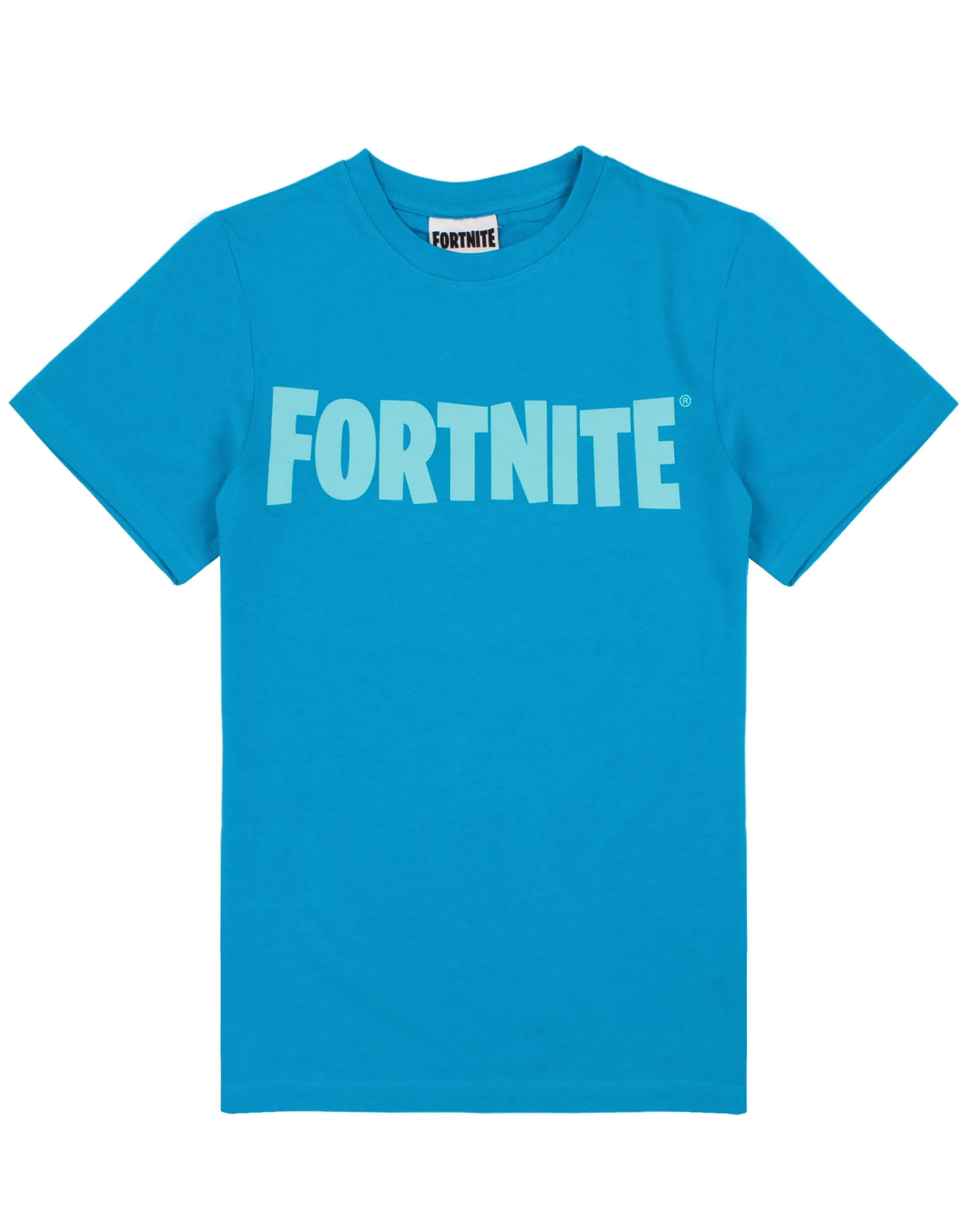 Fortnite Battle Royale Boys Blue Short Sleeved T-Shirt