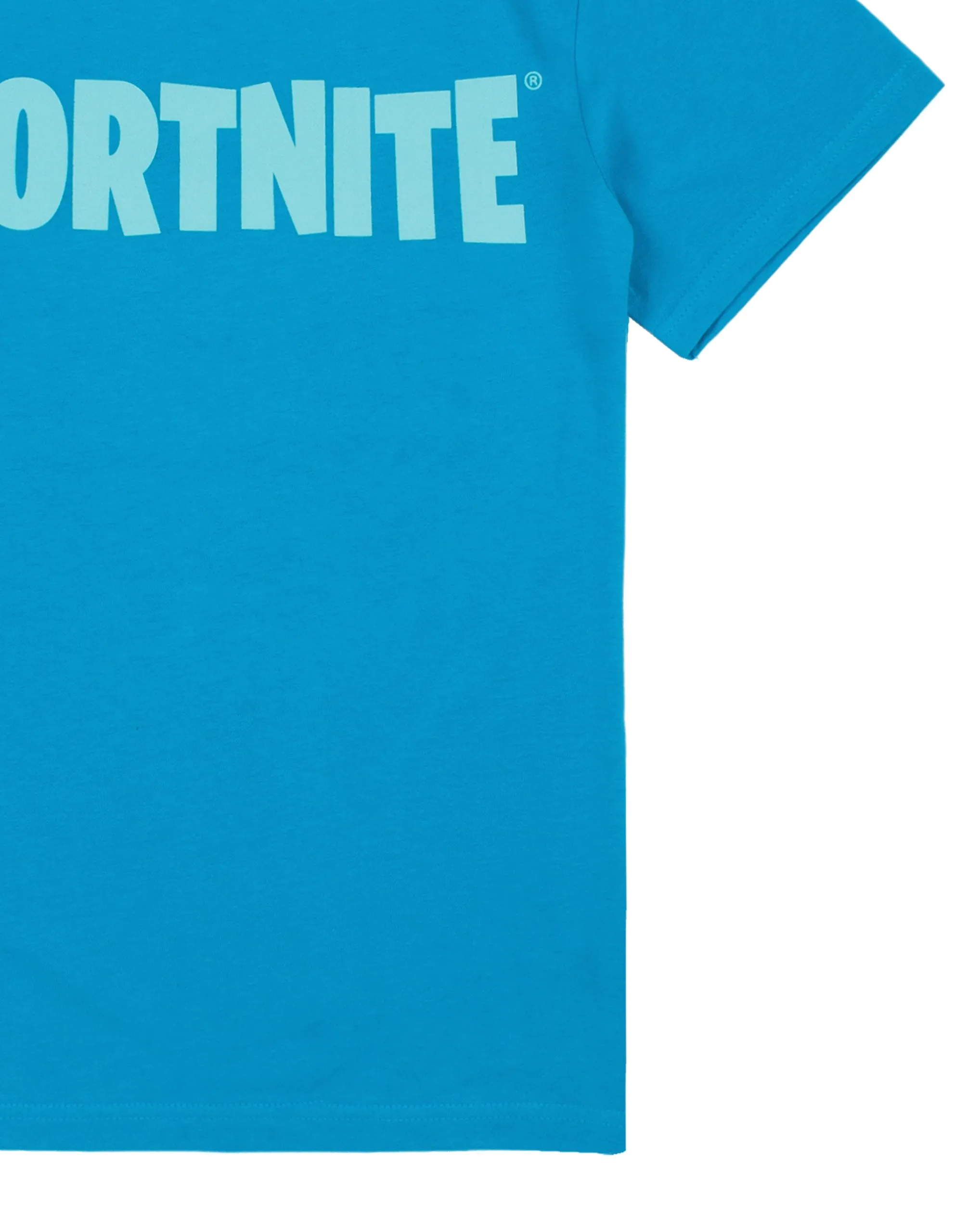 Fortnite Battle Royale Boys Blue Short Sleeved T-Shirt