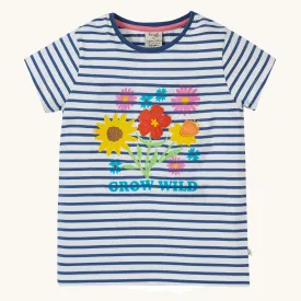 Frugi Elise Applique T-Shirt - Grow Wild