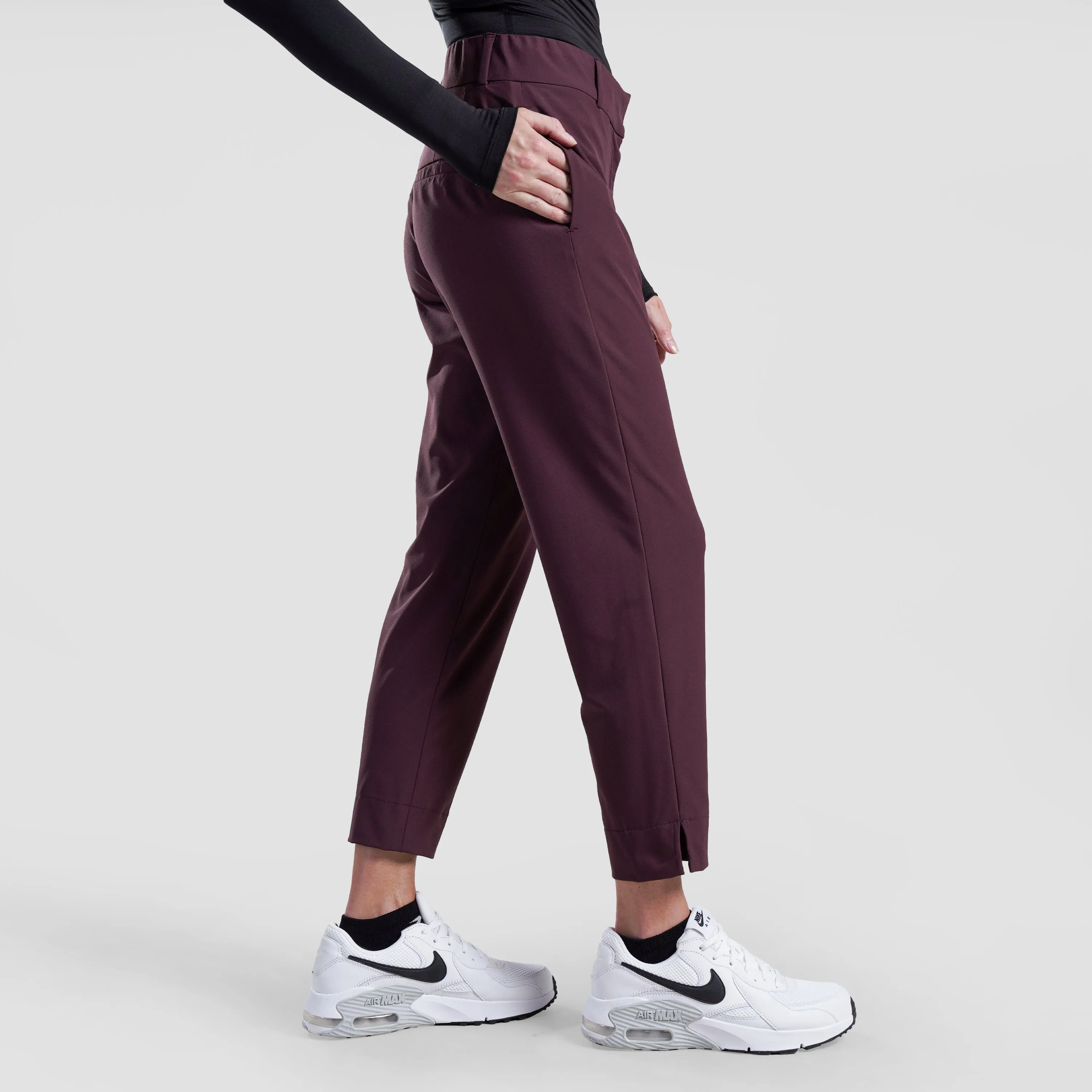 GA Women Pants (Burgundy)