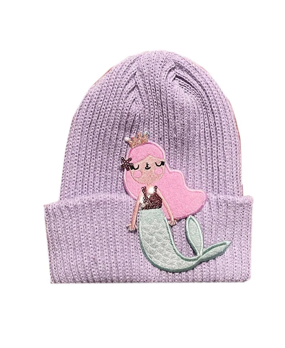 Girls Hats | Cold Weather Beanie: Mermaid- Assorted | Petite Hailey