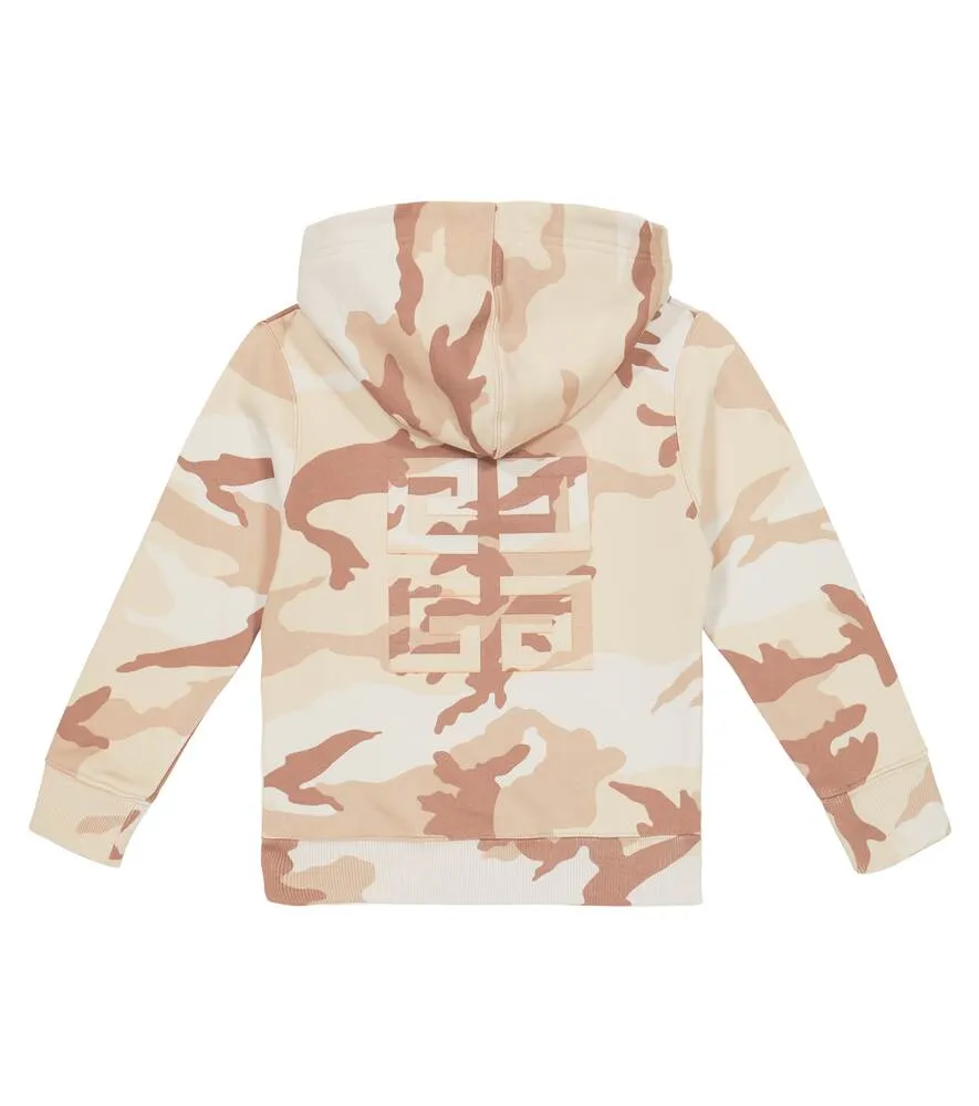 Givenchy Kids Camouflage Hoodie, Multicolor