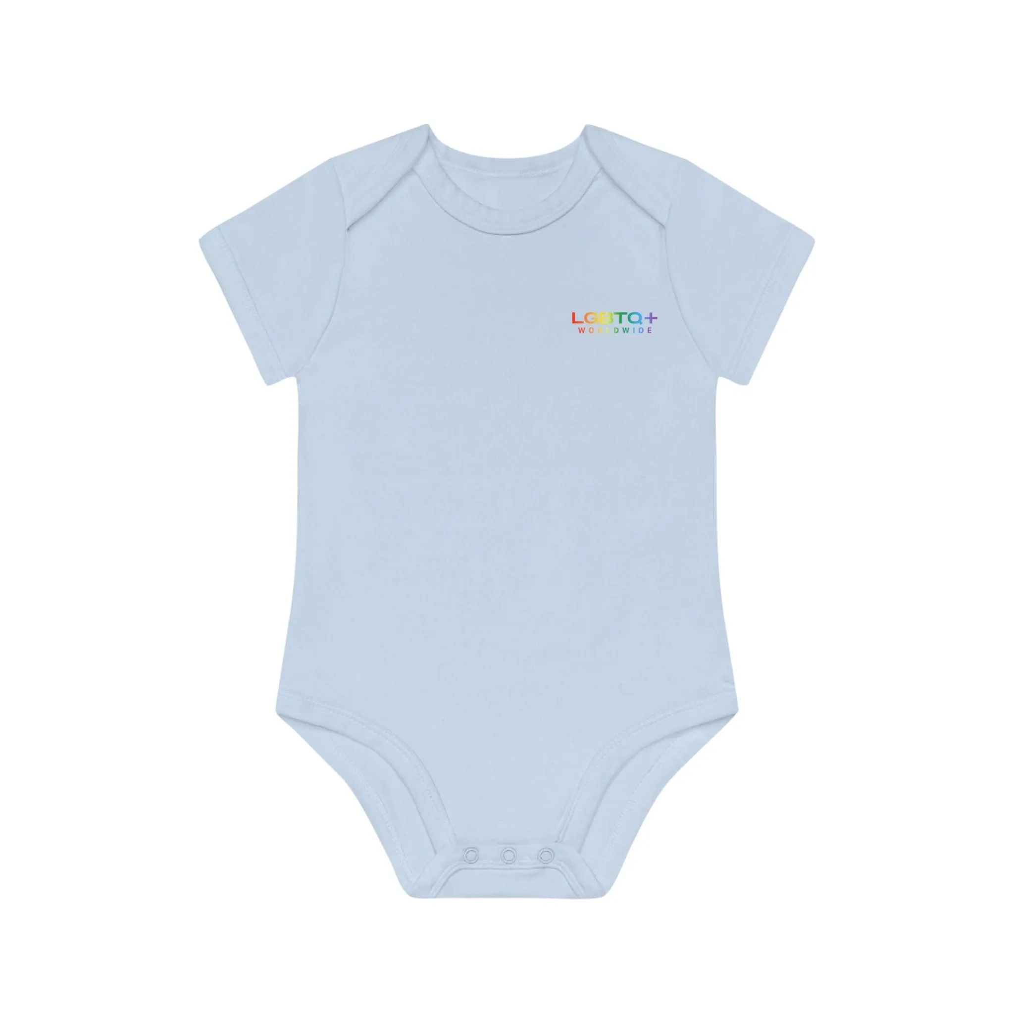 ,,HAPPY ALIEN" Baby Organic Short Sleeve Bodysuit