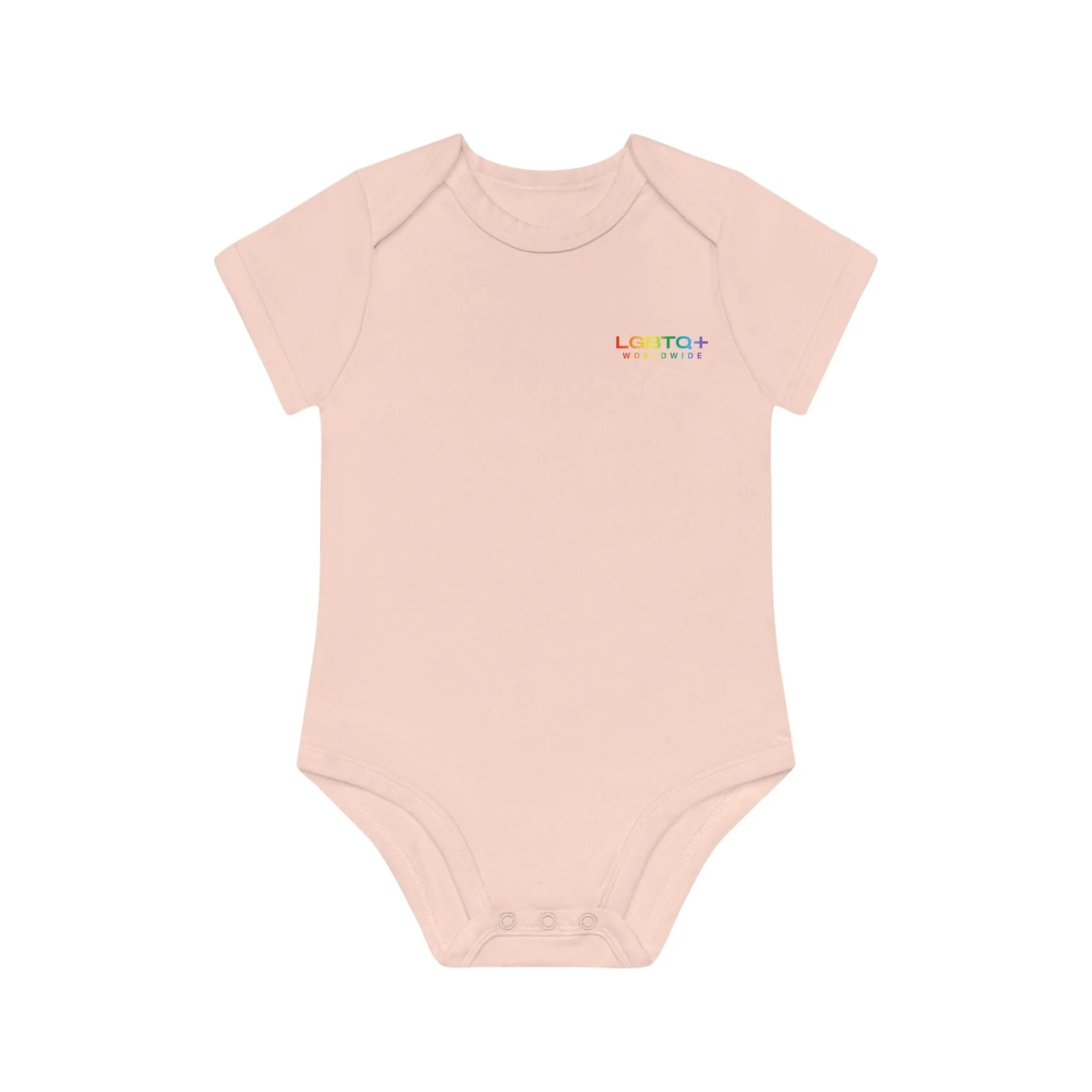 ,,HAPPY ALIEN" Baby Organic Short Sleeve Bodysuit