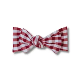 Head Wrap, Red Gingham