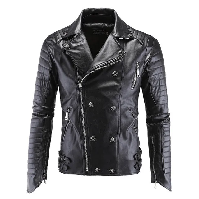 HEE GRAND Pilot Leather Motorcycle Bomber Jacket For Men Fashion PU Suede Outwear