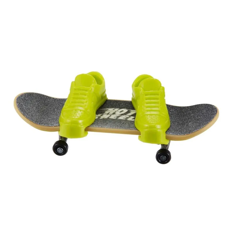 Hot Wheels Skate Fingerboard Single Pack Klassik Stylez 4/5 Neon Fury