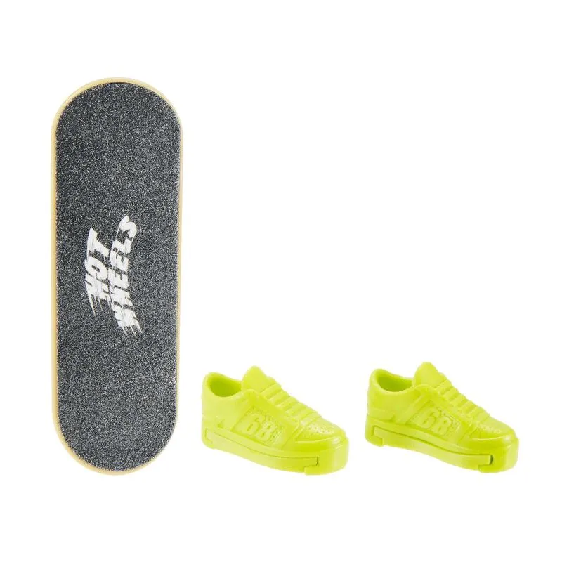 Hot Wheels Skate Fingerboard Single Pack Klassik Stylez 4/5 Neon Fury