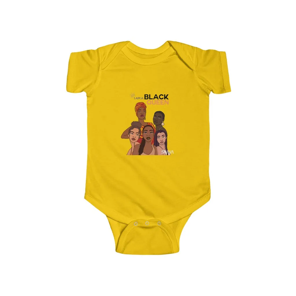 IAC KIDS Clothing  Infant Fine Jersey Bodysuit / I am Black Queen