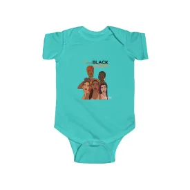 IAC KIDS Clothing  Infant Fine Jersey Bodysuit / I am Black Queen