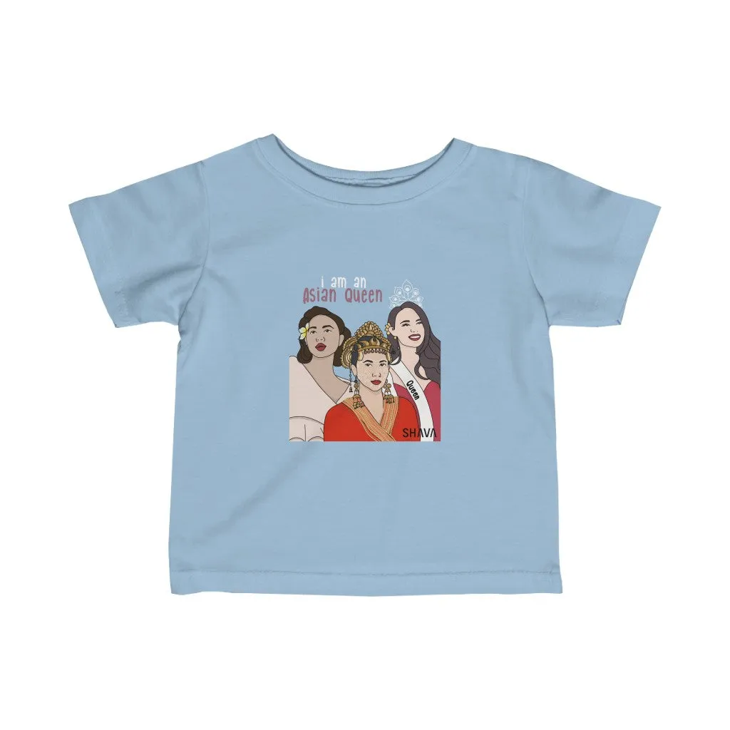 IAC  KIDS T-Shirts  Infant Fine Jersey Tee / I am Asian Queen