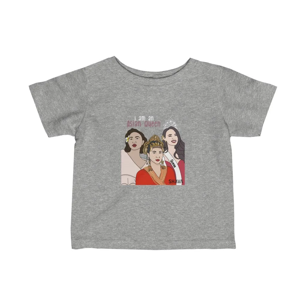 IAC  KIDS T-Shirts  Infant Fine Jersey Tee / I am Asian Queen