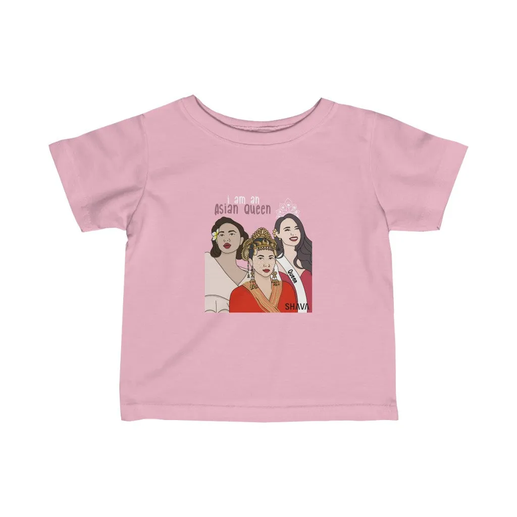 IAC  KIDS T-Shirts  Infant Fine Jersey Tee / I am Asian Queen