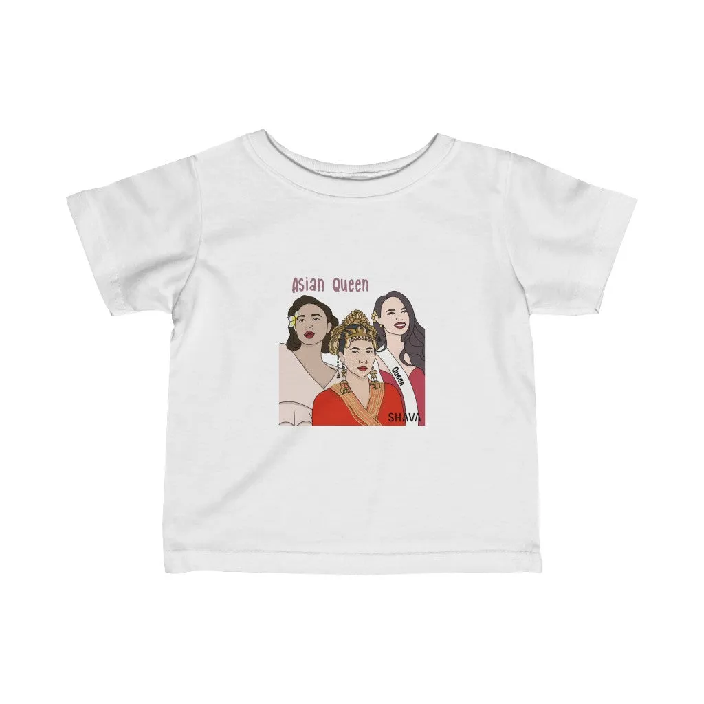 IAC  KIDS T-Shirts  Infant Fine Jersey Tee / I am Asian Queen