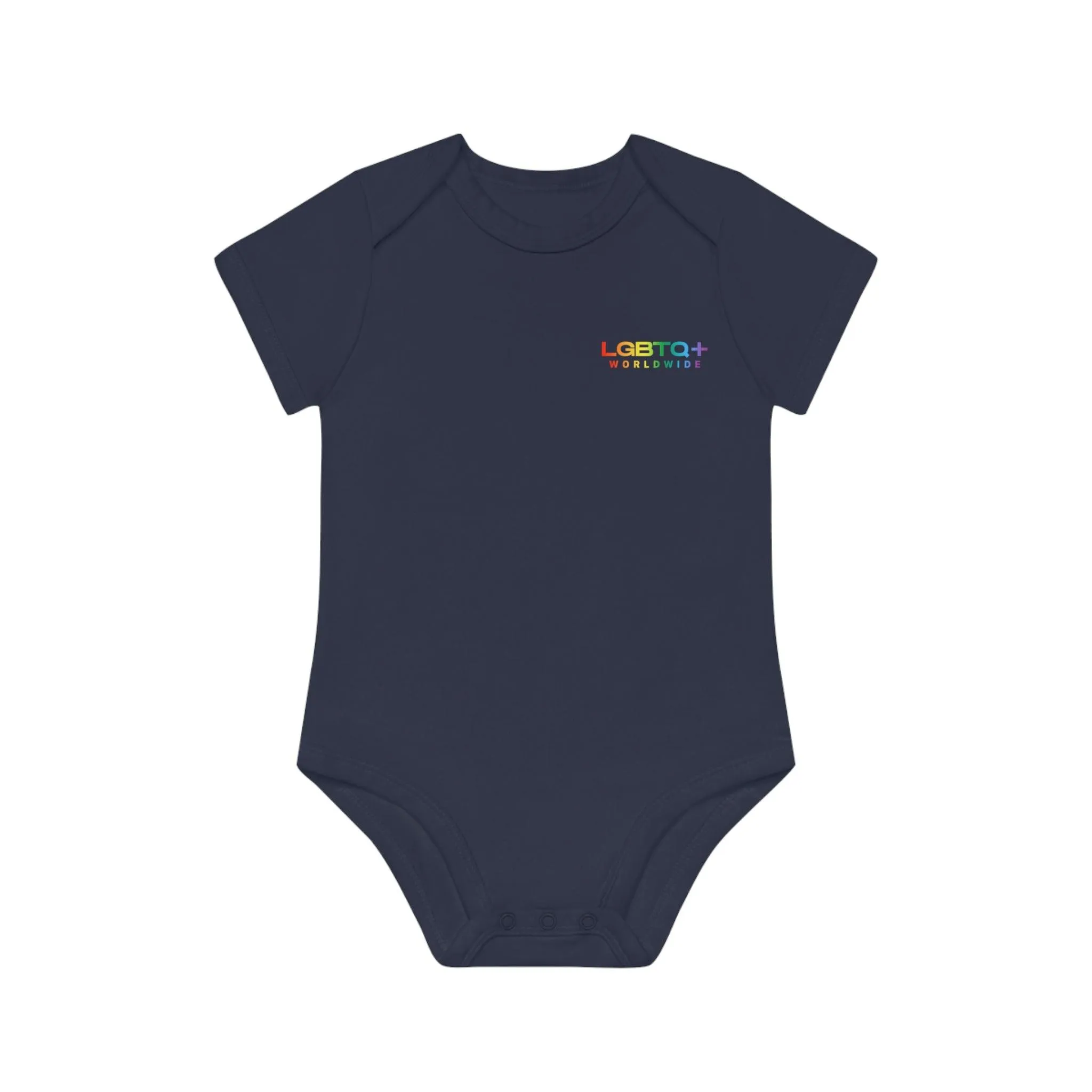 ,,INTELLIGENT" Baby Organic Short Sleeve Bodysuit