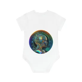 ,,INTELLIGENT" Baby Organic Short Sleeve Bodysuit