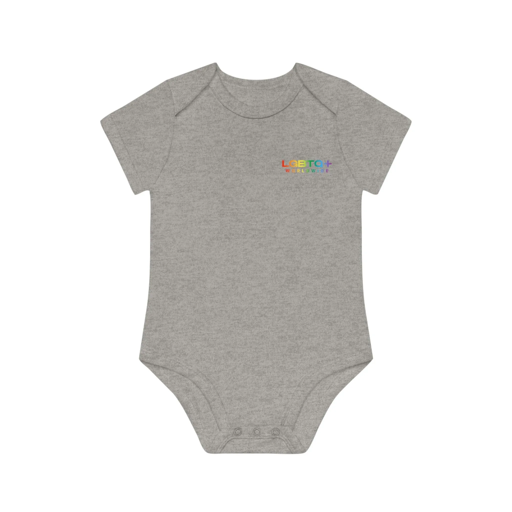 ,,INTELLIGENT" Baby Organic Short Sleeve Bodysuit