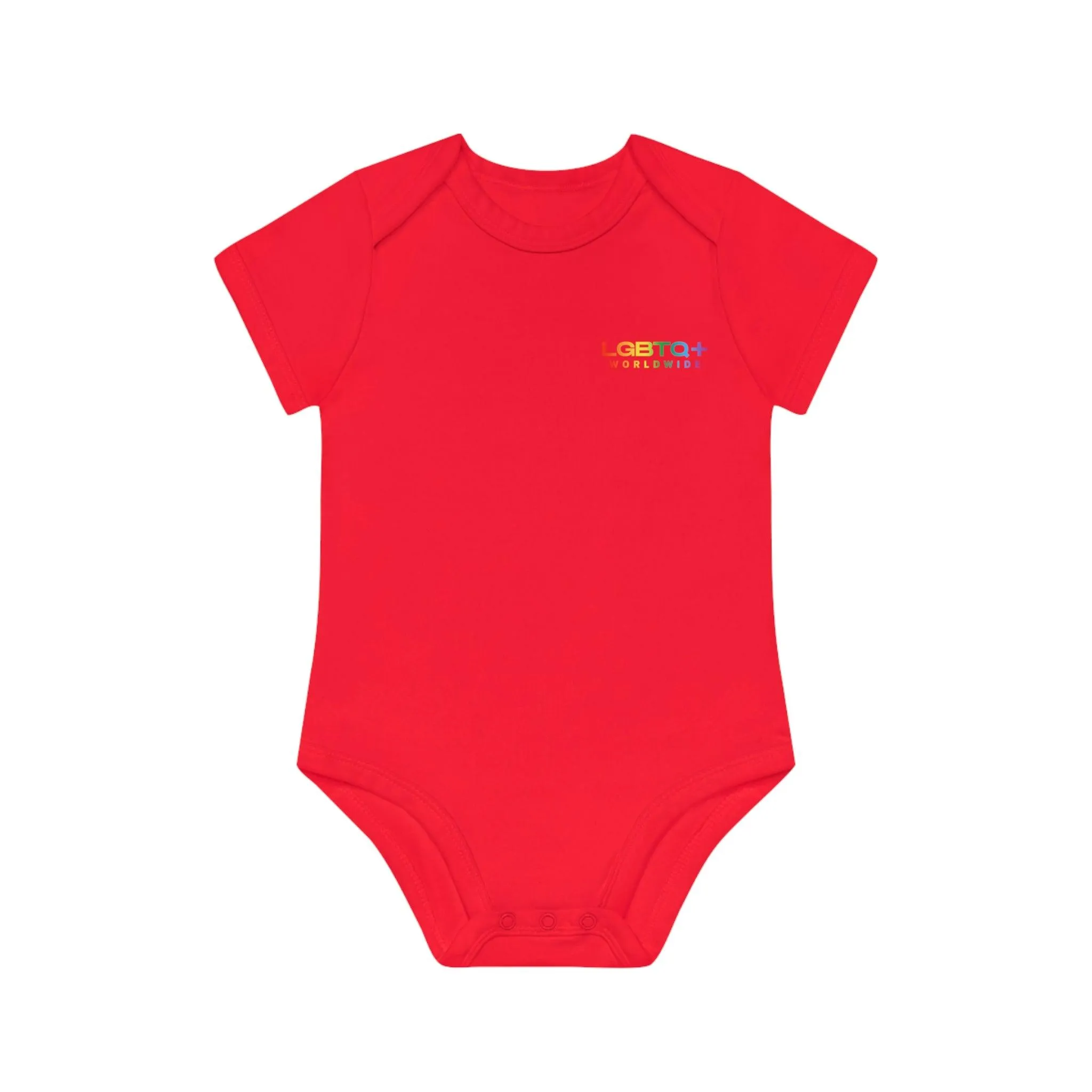 ,,INTELLIGENT" Baby Organic Short Sleeve Bodysuit