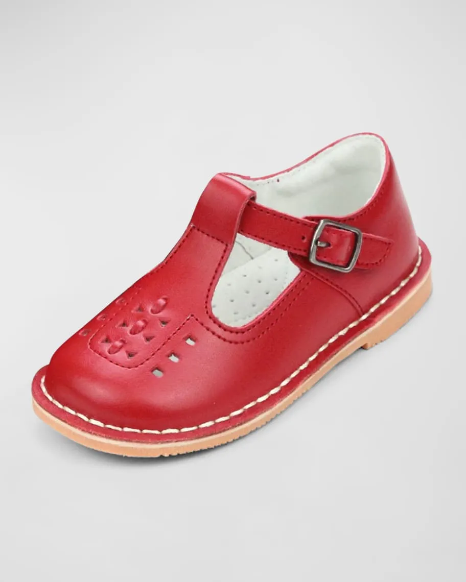 Kaia Girls Leather Mary Jane Shoes, Toddler/Toddler/Children L'Amour Shoes