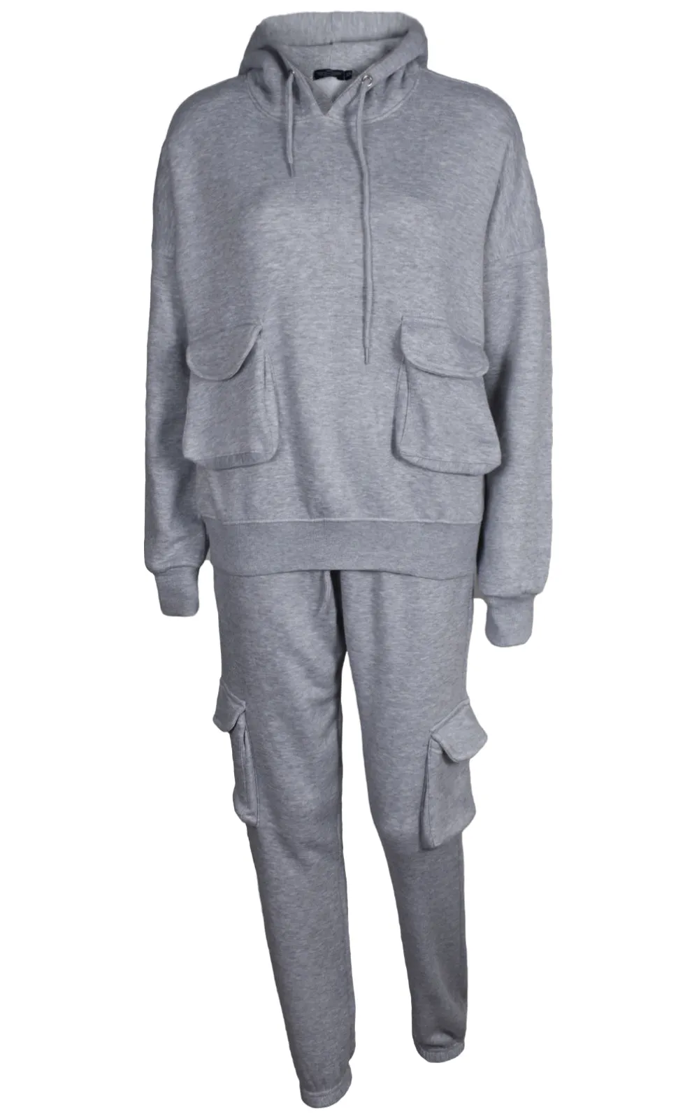 Ladies Baggy Cargo Pocket Tracksuit