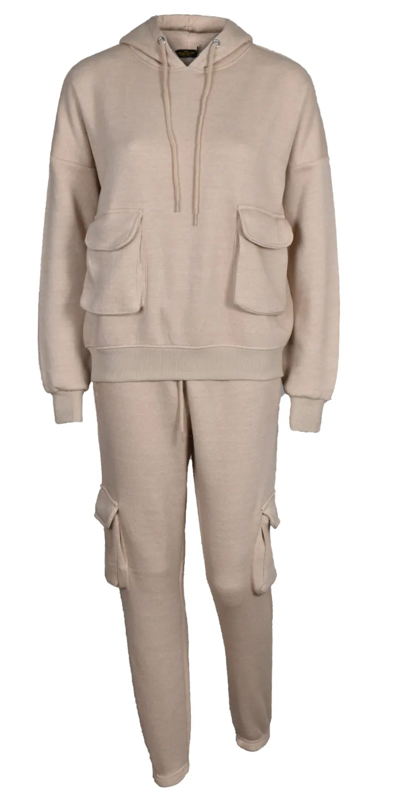 Ladies Baggy Cargo Pocket Tracksuit