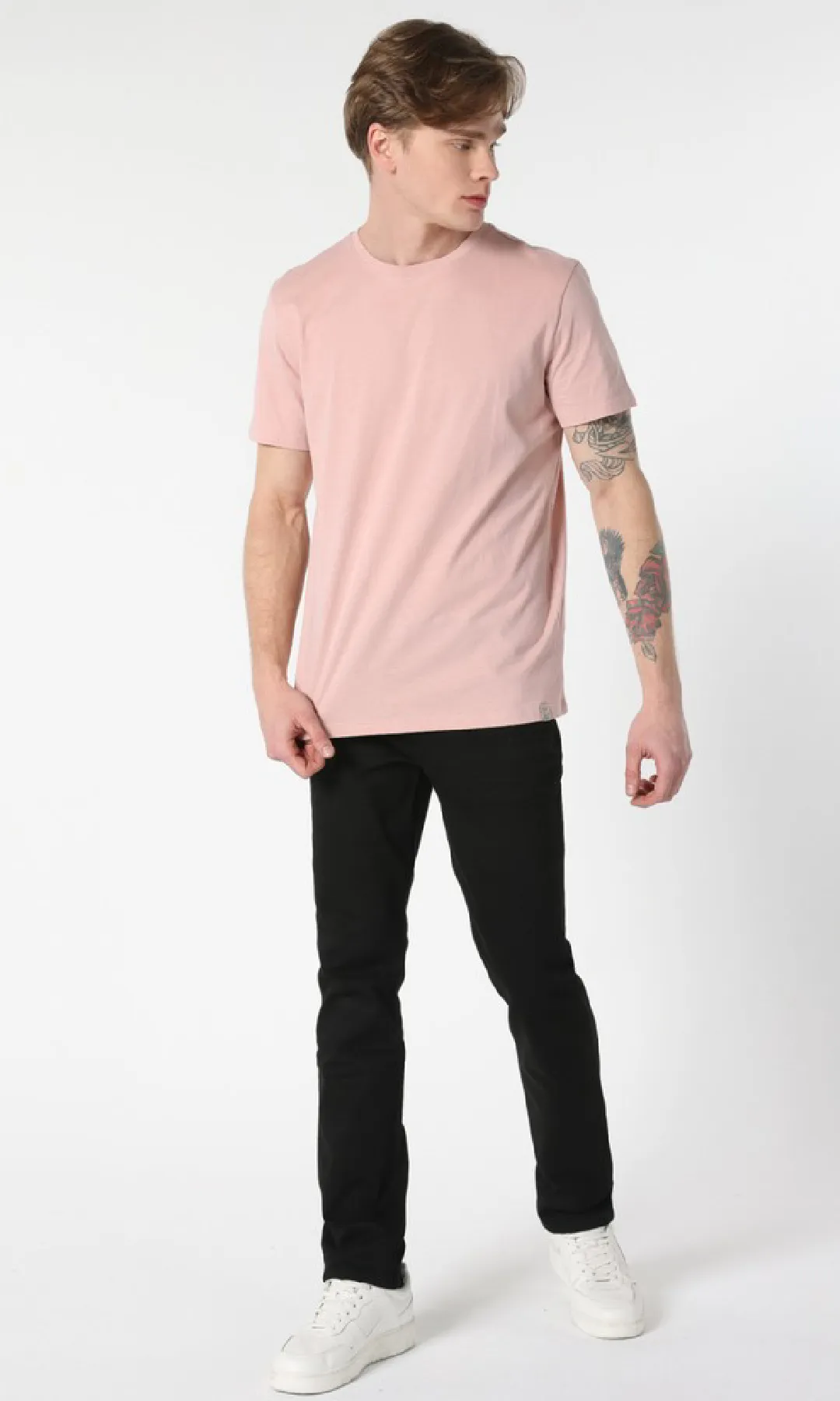 Men Basic T-Shirt COLIN'S (Pink)