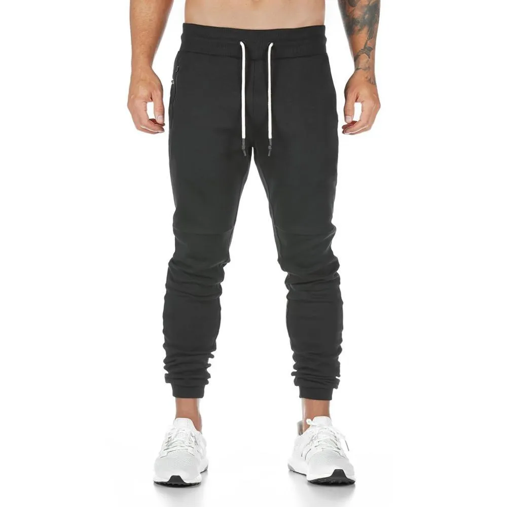 Men Cotton Quick Dry Gym Fitness Jogging Training Sportswear Trousers